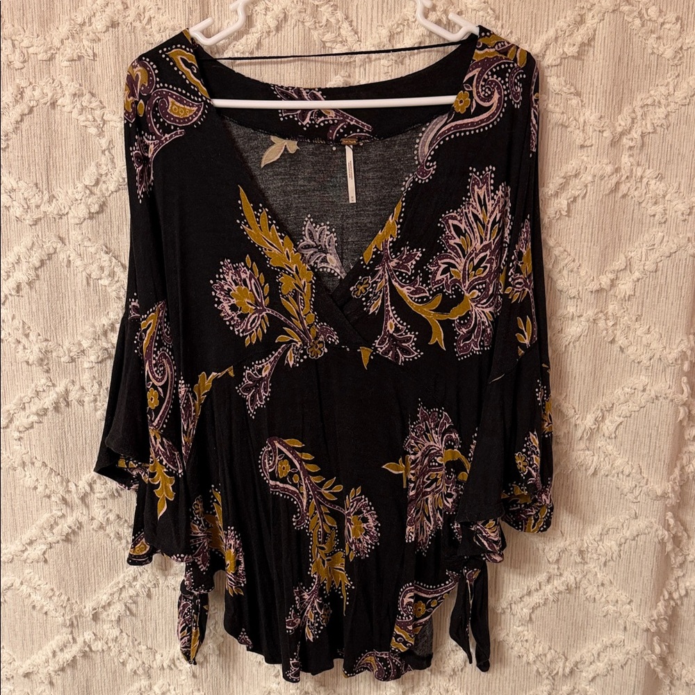 Free People floral blouse